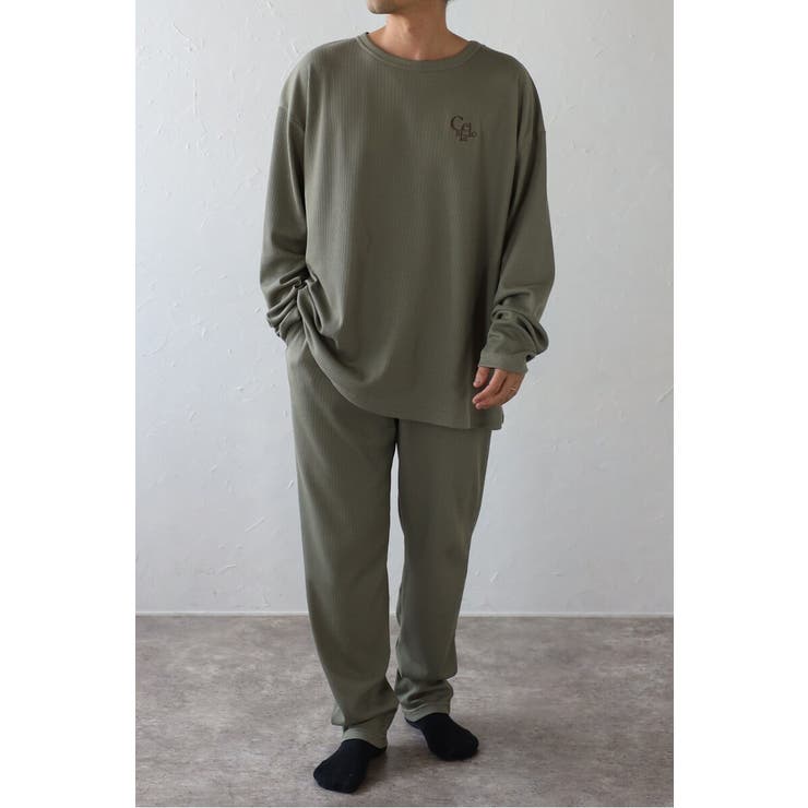 上質快眠ワッフルルームウェアセットアップ 88 004449 | BONJOUR SAGAN | 詳細画像20 