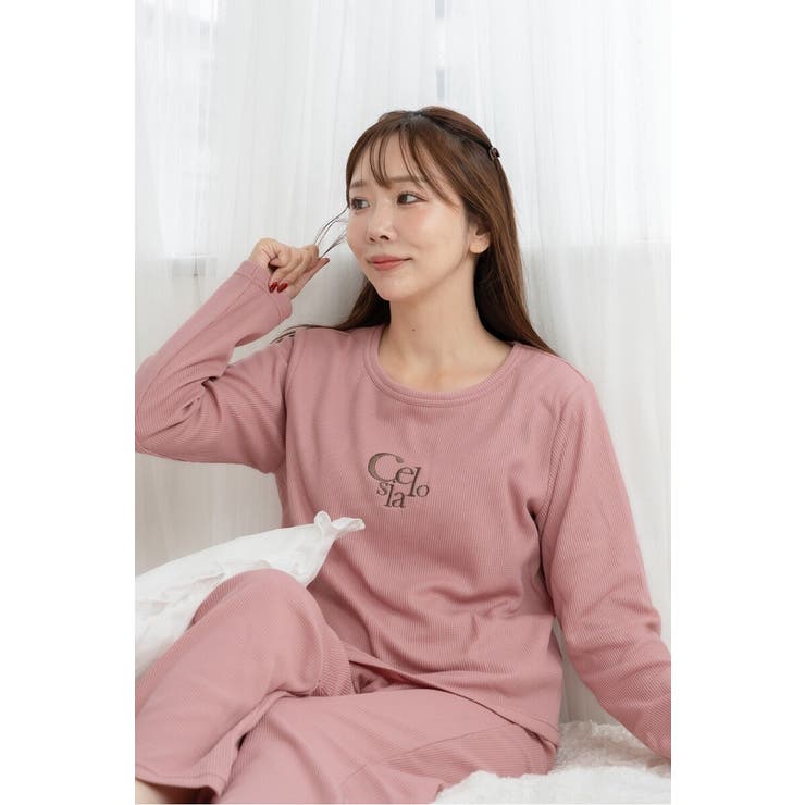 上質快眠ワッフルルームウェアセットアップ 88 004449 | BONJOUR SAGAN | 詳細画像27 