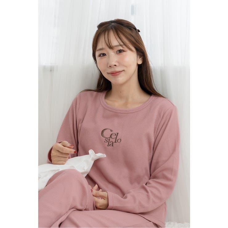 上質快眠ワッフルルームウェアセットアップ 88 004449 | BONJOUR SAGAN | 詳細画像28 