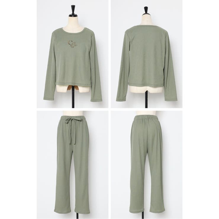 上質快眠ワッフルルームウェアセットアップ 88 004449 | BONJOUR SAGAN | 詳細画像35 