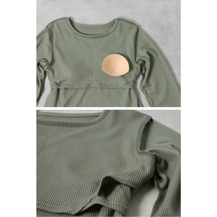 上質快眠ワッフルルームウェアセットアップ 88 004449 | BONJOUR SAGAN | 詳細画像36 