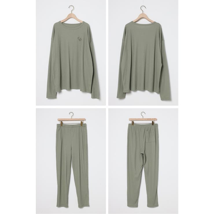 上質快眠ワッフルルームウェアセットアップ 88 004449 | BONJOUR SAGAN | 詳細画像39 