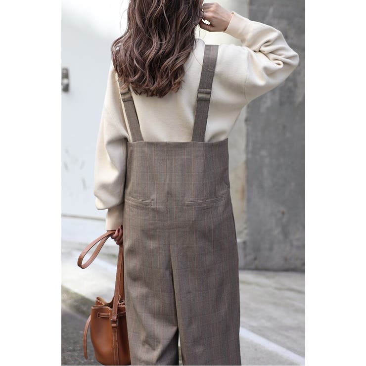 チェック柄ハイウエストサロペット 88-004451 | BONJOUR SAGAN | 詳細画像6 