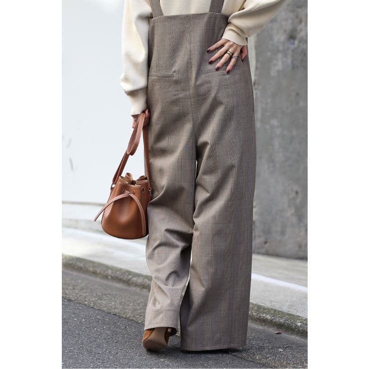 チェック柄ハイウエストサロペット 88-004451 | BONJOUR SAGAN | 詳細画像10 