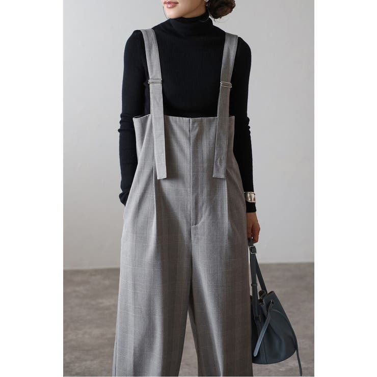 チェック柄ハイウエストサロペット 88-004451 | BONJOUR SAGAN | 詳細画像18 