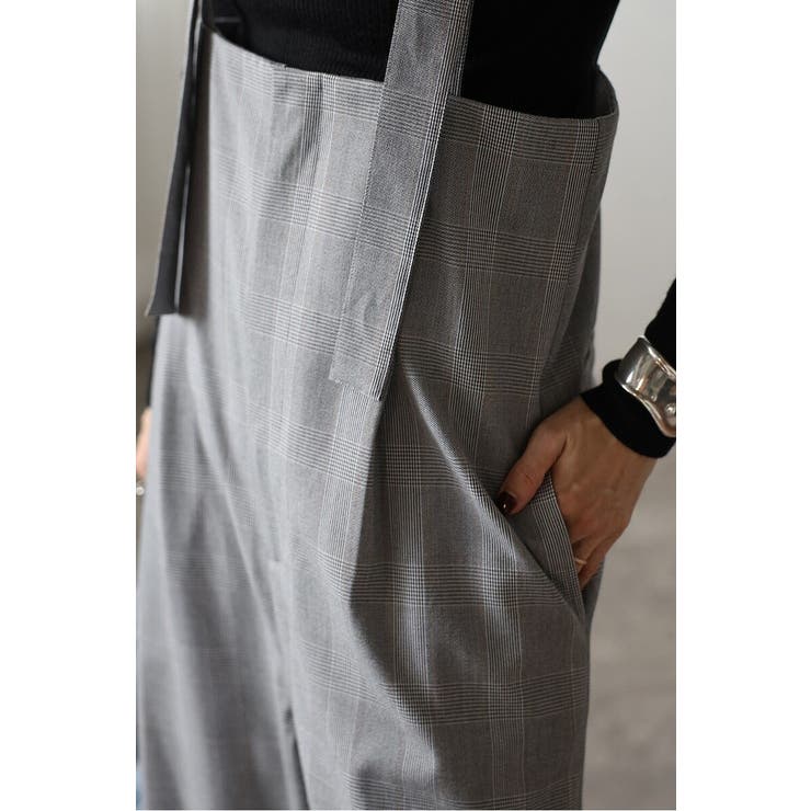 チェック柄ハイウエストサロペット 88-004451 | BONJOUR SAGAN | 詳細画像23 