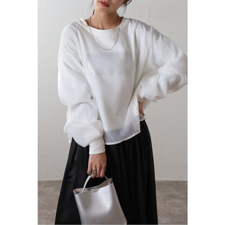 OFF-WHITE | シアーレイヤードスウェット 88-004456 | BONJOUR SAGAN