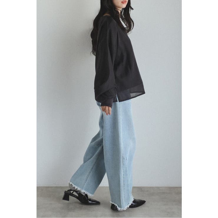 シアーレイヤードスウェット 88-004456 | BONJOUR SAGAN | 詳細画像24 