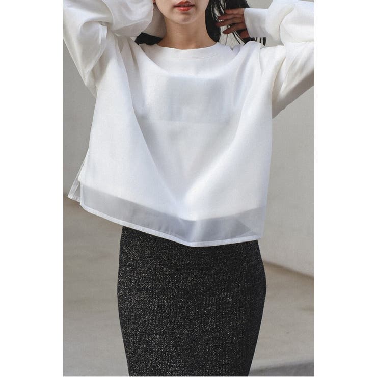 シアーレイヤードスウェット 88-004456 | BONJOUR SAGAN | 詳細画像30 