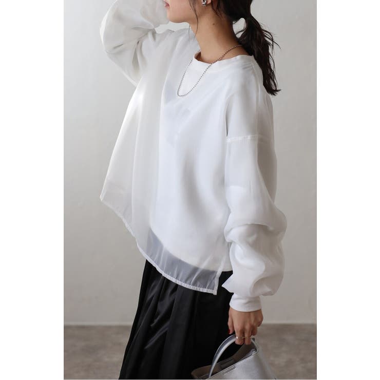 シアーレイヤードスウェット 88-004456 | BONJOUR SAGAN | 詳細画像40 