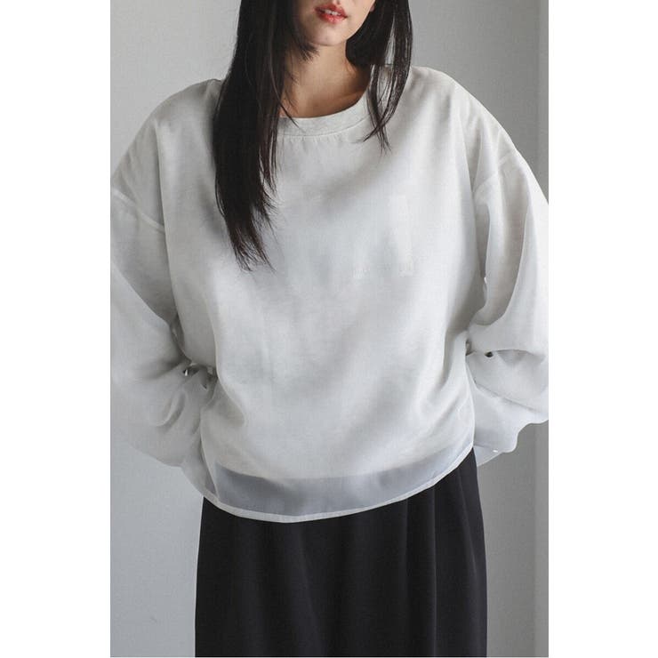 シアーレイヤードスウェット 88-004456 | BONJOUR SAGAN | 詳細画像8 