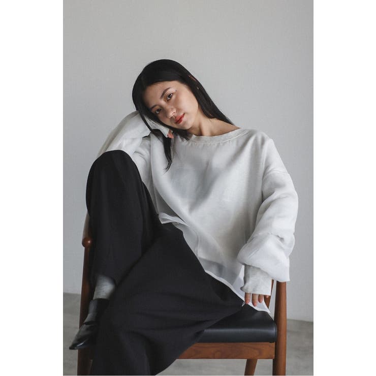 シアーレイヤードスウェット 88-004456 | BONJOUR SAGAN | 詳細画像5 