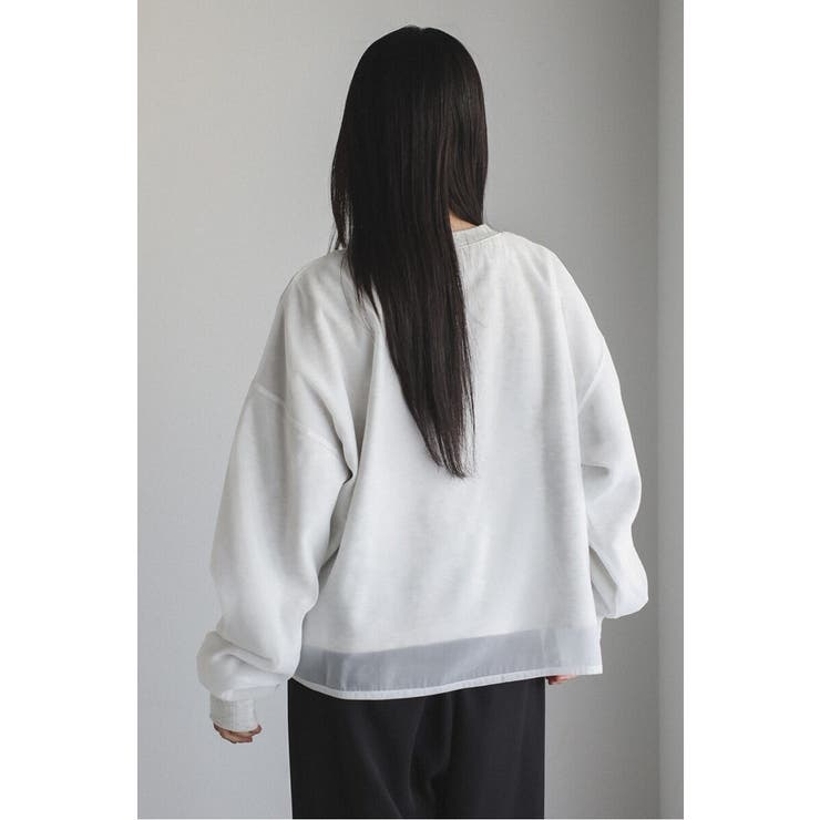 シアーレイヤードスウェット 88-004456 | BONJOUR SAGAN | 詳細画像10 