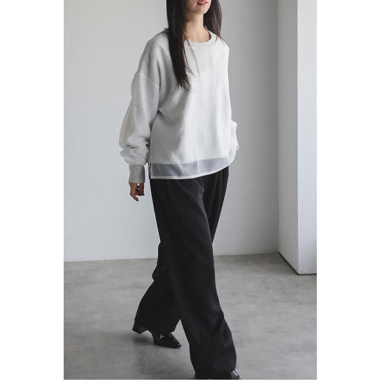 シアーレイヤードスウェット 88-004456 | BONJOUR SAGAN | 詳細画像12 