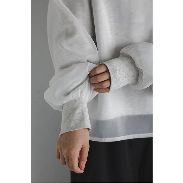 シアーレイヤードスウェット 88-004456 | BONJOUR SAGAN | 詳細画像14 