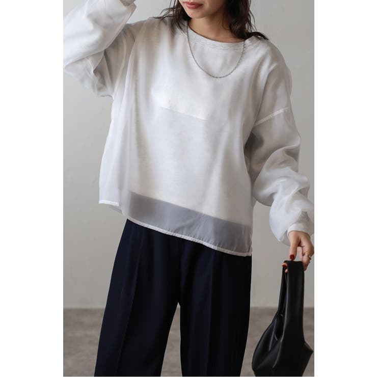 シアーレイヤードスウェット 88-004456 | BONJOUR SAGAN | 詳細画像18 