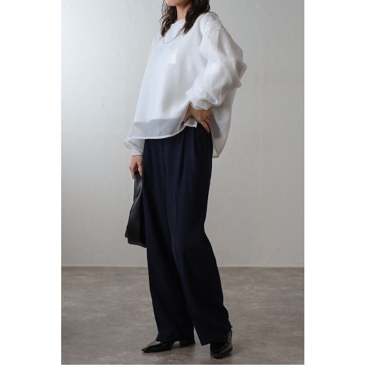 シアーレイヤードスウェット 88-004456 | BONJOUR SAGAN | 詳細画像4 