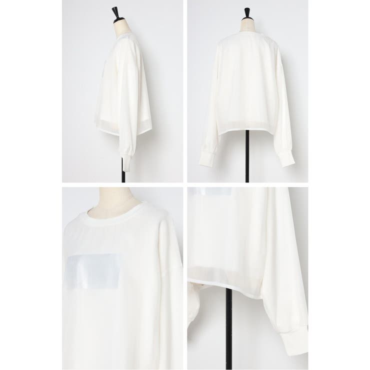 シアーレイヤードスウェット 88-004456 | BONJOUR SAGAN | 詳細画像45 