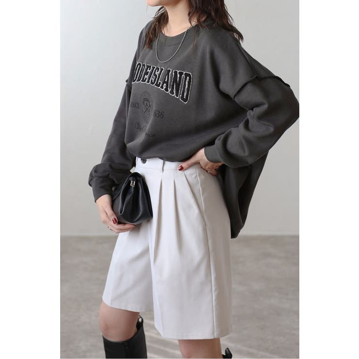 サガラ刺繍アウトステッチカレッジロゴスウェット 88-004457 | BONJOUR SAGAN | 詳細画像32 