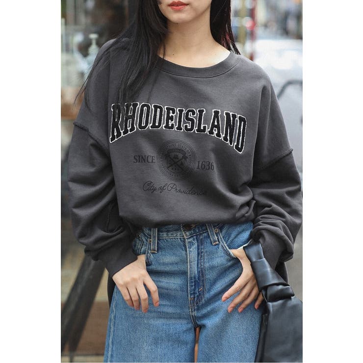 サガラ刺繍アウトステッチカレッジロゴスウェット 88-004457 | BONJOUR SAGAN | 詳細画像35 