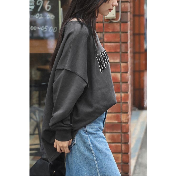 サガラ刺繍アウトステッチカレッジロゴスウェット 88-004457 | BONJOUR SAGAN | 詳細画像36 