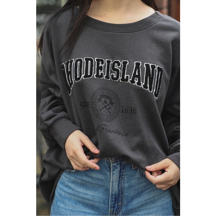 サガラ刺繍アウトステッチカレッジロゴスウェット 88-004457 | BONJOUR SAGAN | 詳細画像41 