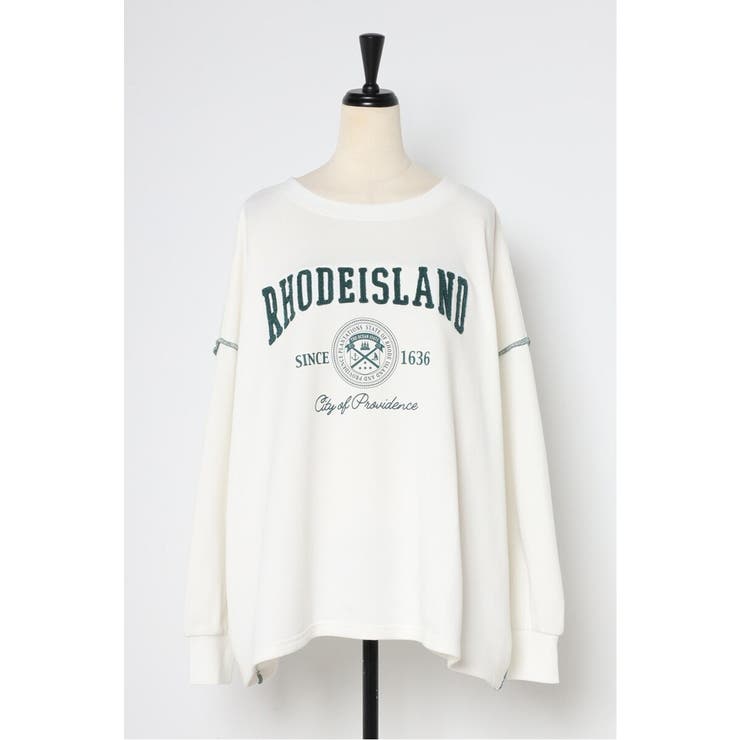 サガラ刺繍アウトステッチカレッジロゴスウェット 88-004457 | BONJOUR SAGAN | 詳細画像45 