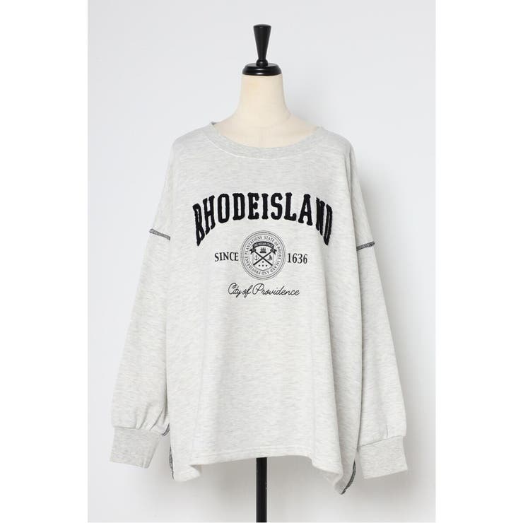 サガラ刺繍アウトステッチカレッジロゴスウェット 88-004457 | BONJOUR SAGAN | 詳細画像46 