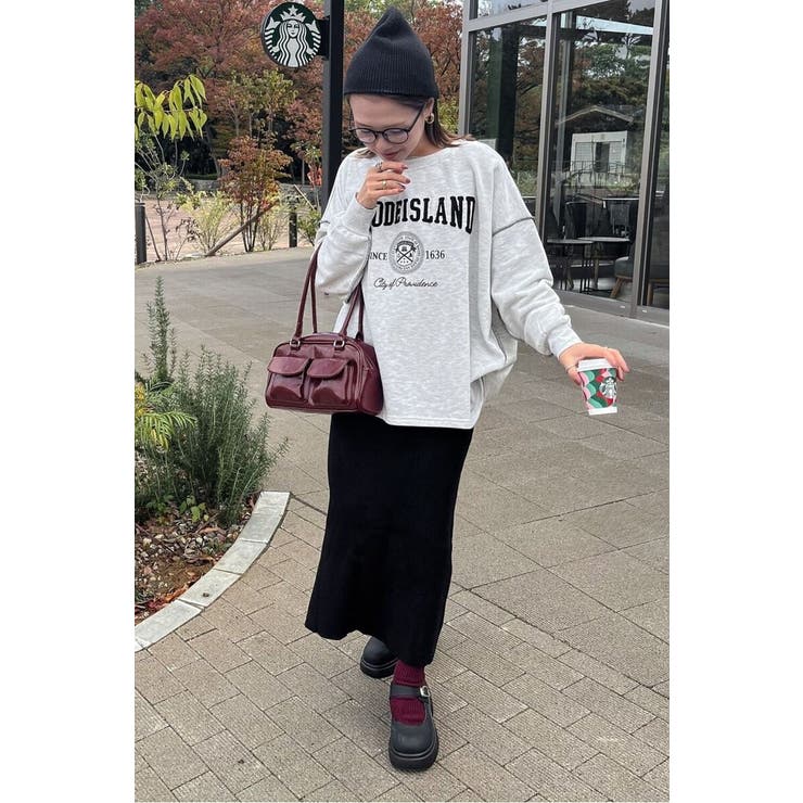 サガラ刺繍アウトステッチカレッジロゴスウェット 88-004457 | BONJOUR SAGAN | 詳細画像49 