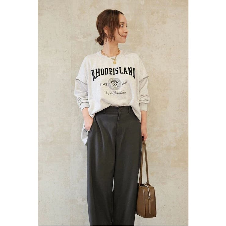 サガラ刺繍アウトステッチカレッジロゴスウェット 88-004457 | BONJOUR SAGAN | 詳細画像51 