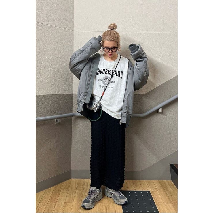 サガラ刺繍アウトステッチカレッジロゴスウェット 88-004457 | BONJOUR SAGAN | 詳細画像53 