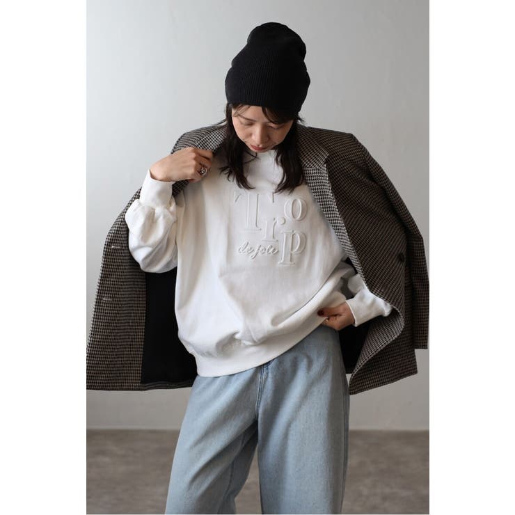 エンボスロゴスウェット 88-004461 | BONJOUR SAGAN | 詳細画像20 