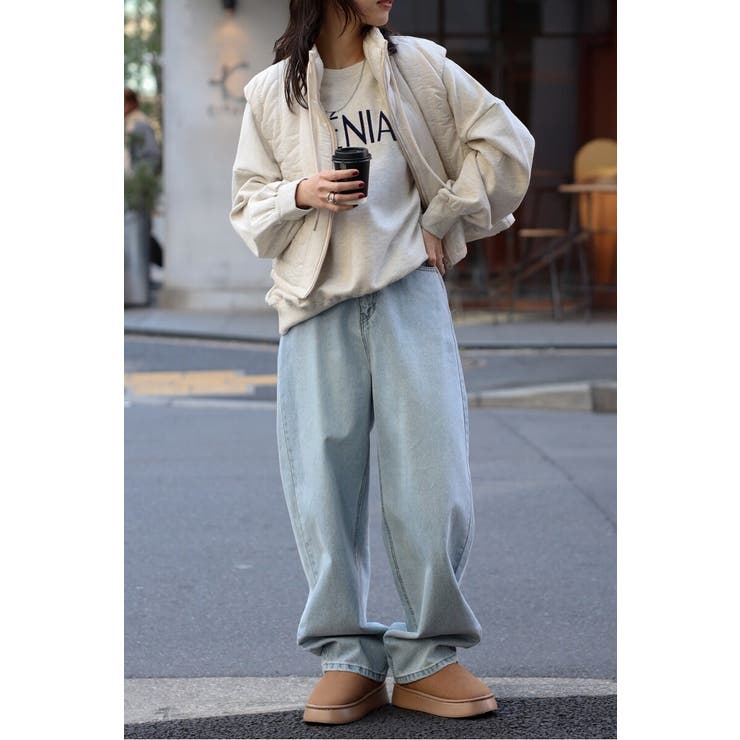 GENIALフロッキーロゴスウェット 88-004462 | BONJOUR SAGAN | 詳細画像3 