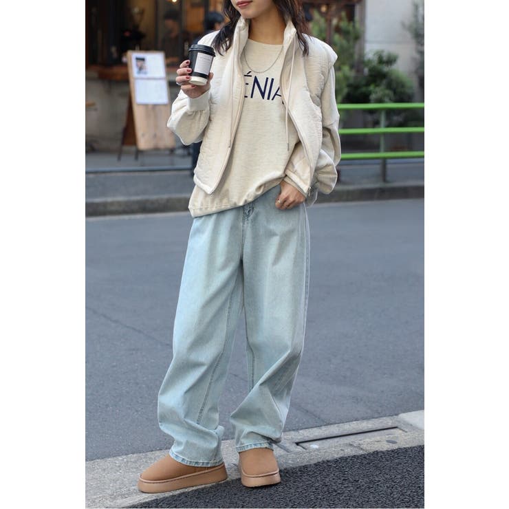 GENIALフロッキーロゴスウェット 88-004462 | BONJOUR SAGAN | 詳細画像5 