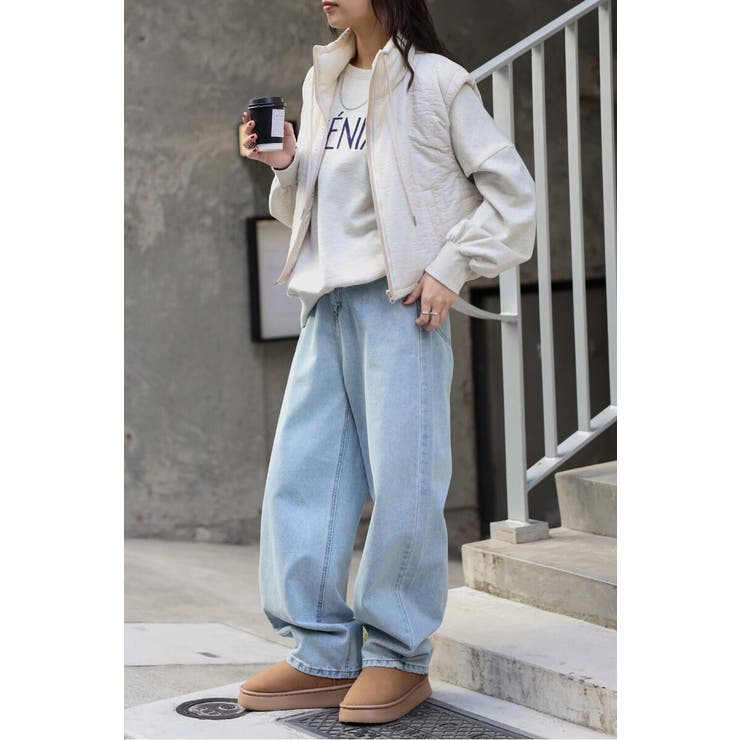 GENIALフロッキーロゴスウェット 88-004462 | BONJOUR SAGAN | 詳細画像6 