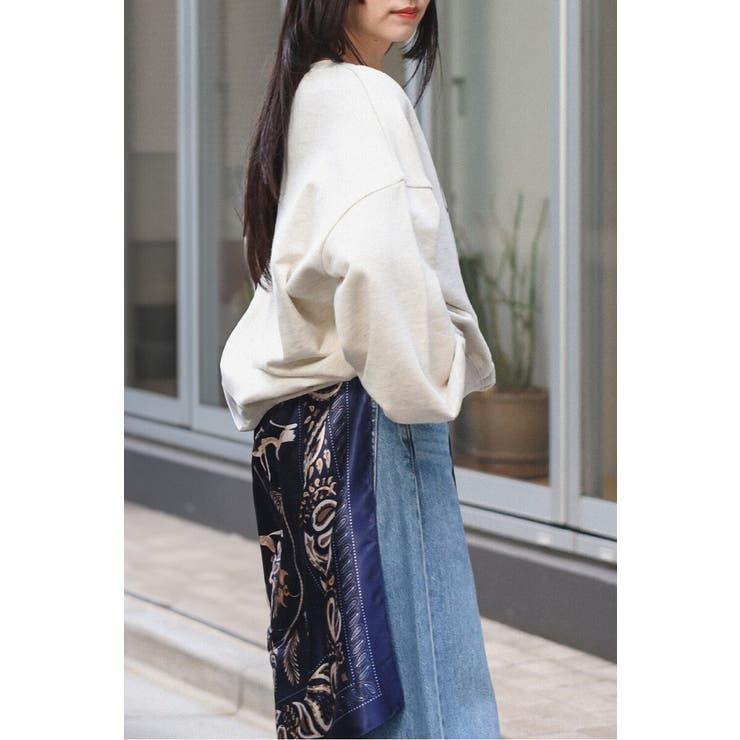 GENIALフロッキーロゴスウェット 88-004462 | BONJOUR SAGAN | 詳細画像9 