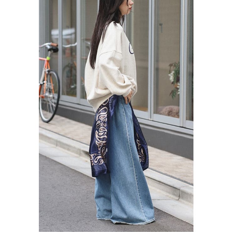 GENIALフロッキーロゴスウェット 88-004462 | BONJOUR SAGAN | 詳細画像12 