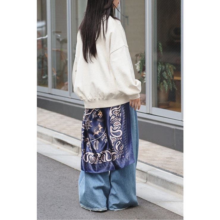 GENIALフロッキーロゴスウェット 88-004462 | BONJOUR SAGAN | 詳細画像13 