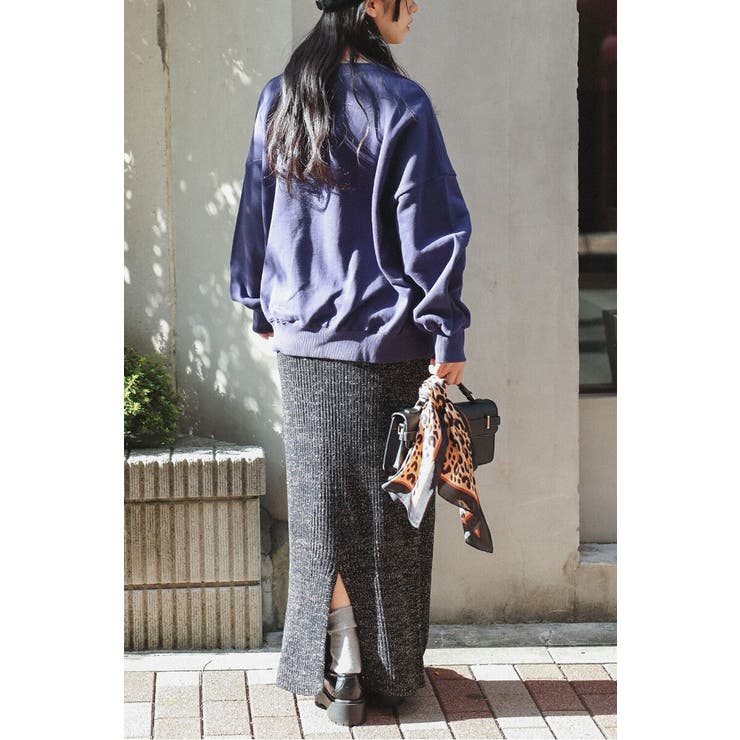 GENIALフロッキーロゴスウェット 88-004462 | BONJOUR SAGAN | 詳細画像19 