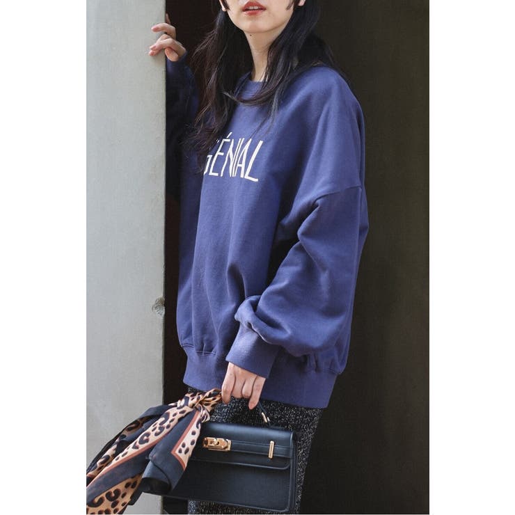 GENIALフロッキーロゴスウェット 88-004462 | BONJOUR SAGAN | 詳細画像21 