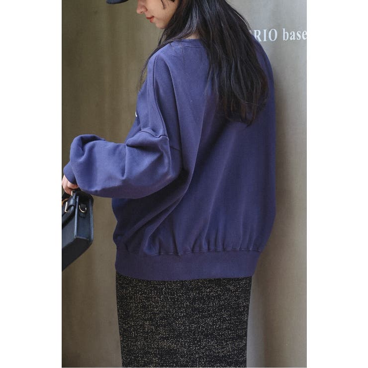 GENIALフロッキーロゴスウェット 88-004462 | BONJOUR SAGAN | 詳細画像22 
