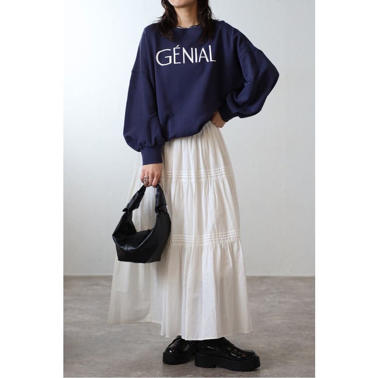 GENIALフロッキーロゴスウェット 88-004462 | BONJOUR SAGAN | 詳細画像28 