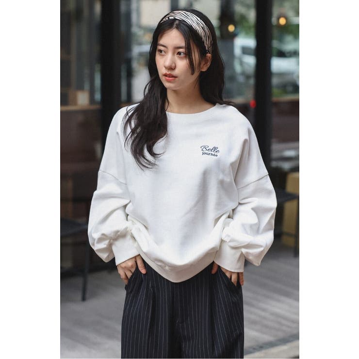 OFF-WHITE | 前後刺繍スウェット 88-004463 | BONJOUR SAGAN