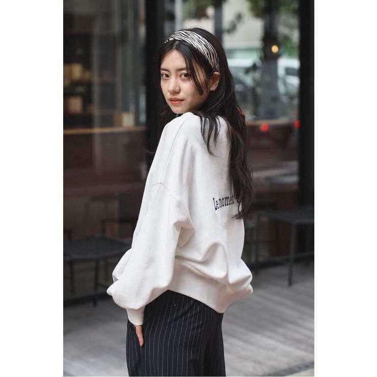 前後刺繍スウェット 88-004463 | BONJOUR SAGAN | 詳細画像2 