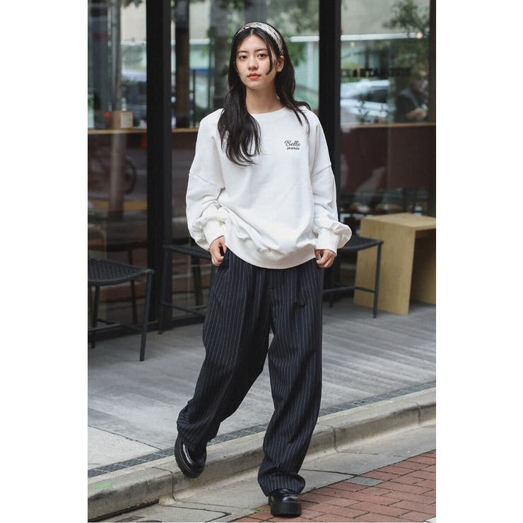 前後刺繍スウェット 88-004463 | BONJOUR SAGAN | 詳細画像5 