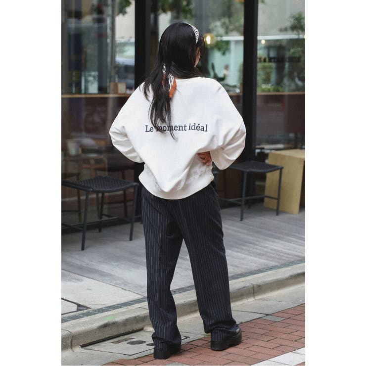 前後刺繍スウェット 88-004463 | BONJOUR SAGAN | 詳細画像7 