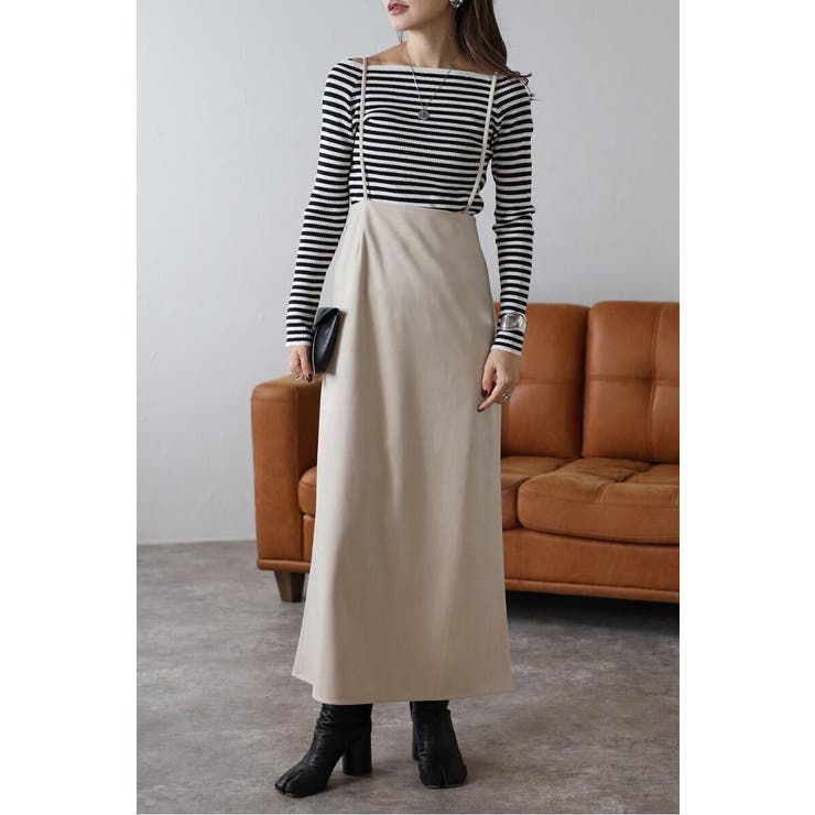 サスペンダーベロアスカート 88-004504 | BONJOUR SAGAN | 詳細画像7 