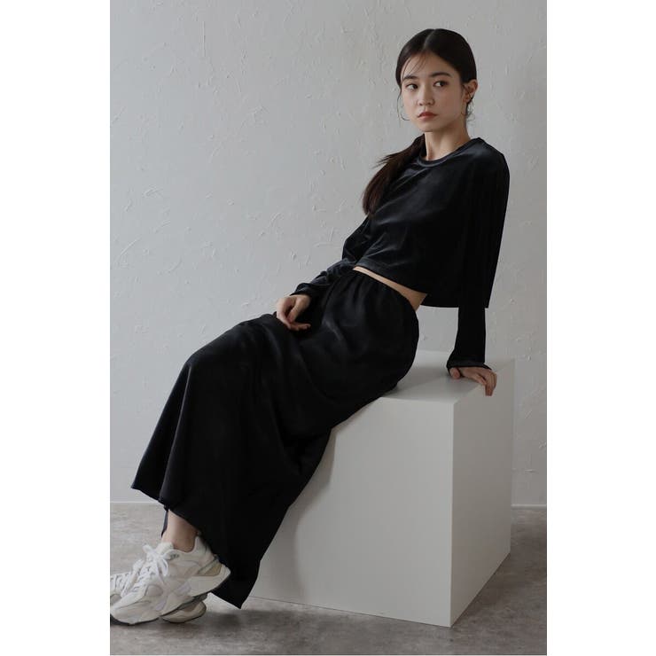 velour cropped pullover | BONJOUR SAGAN | 詳細画像24 