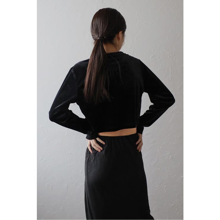 velour cropped pullover | BONJOUR SAGAN | 詳細画像27 