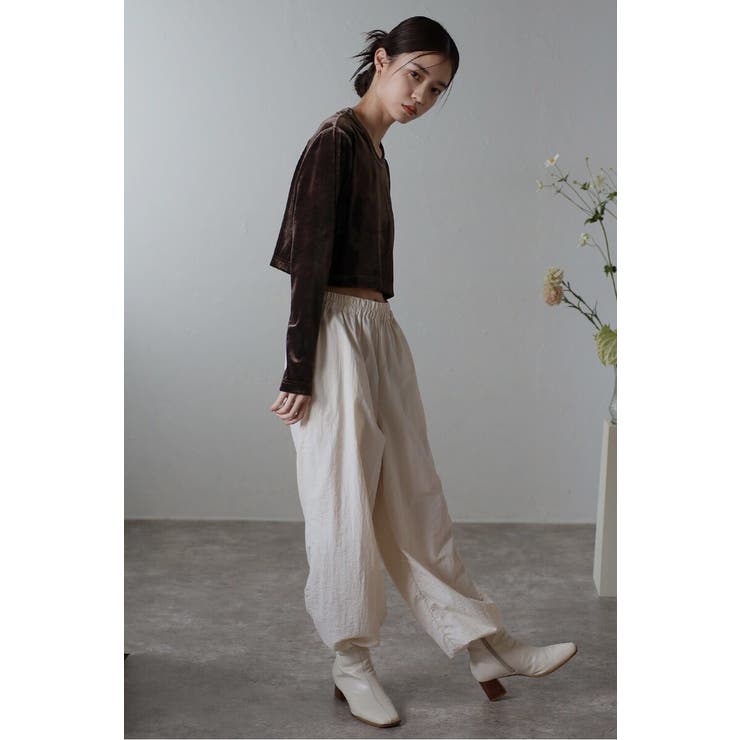velour cropped pullover | BONJOUR SAGAN | 詳細画像39 